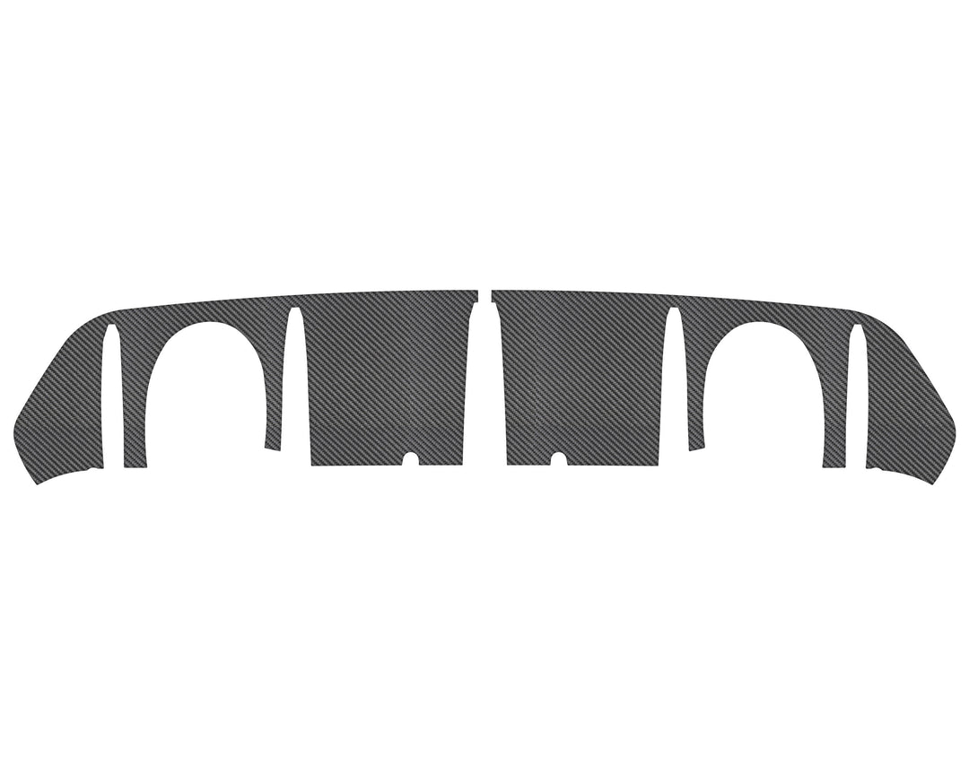 Rear Diffuser Accent Fits 2016-2018 Ford Focus RS