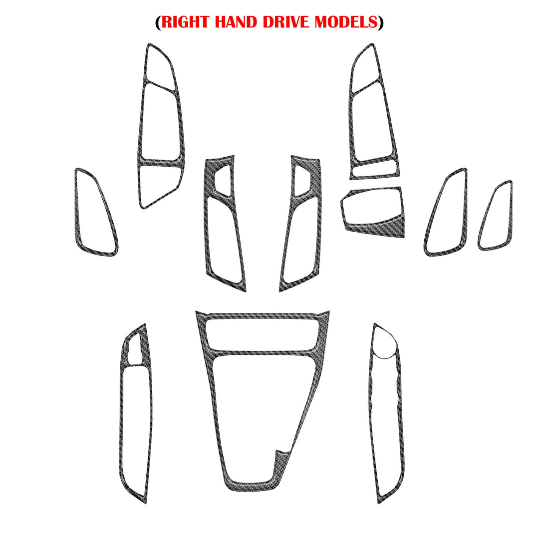 Front Interior Dash Kit Fits 2015-2018 Ford Focus, RS, ST