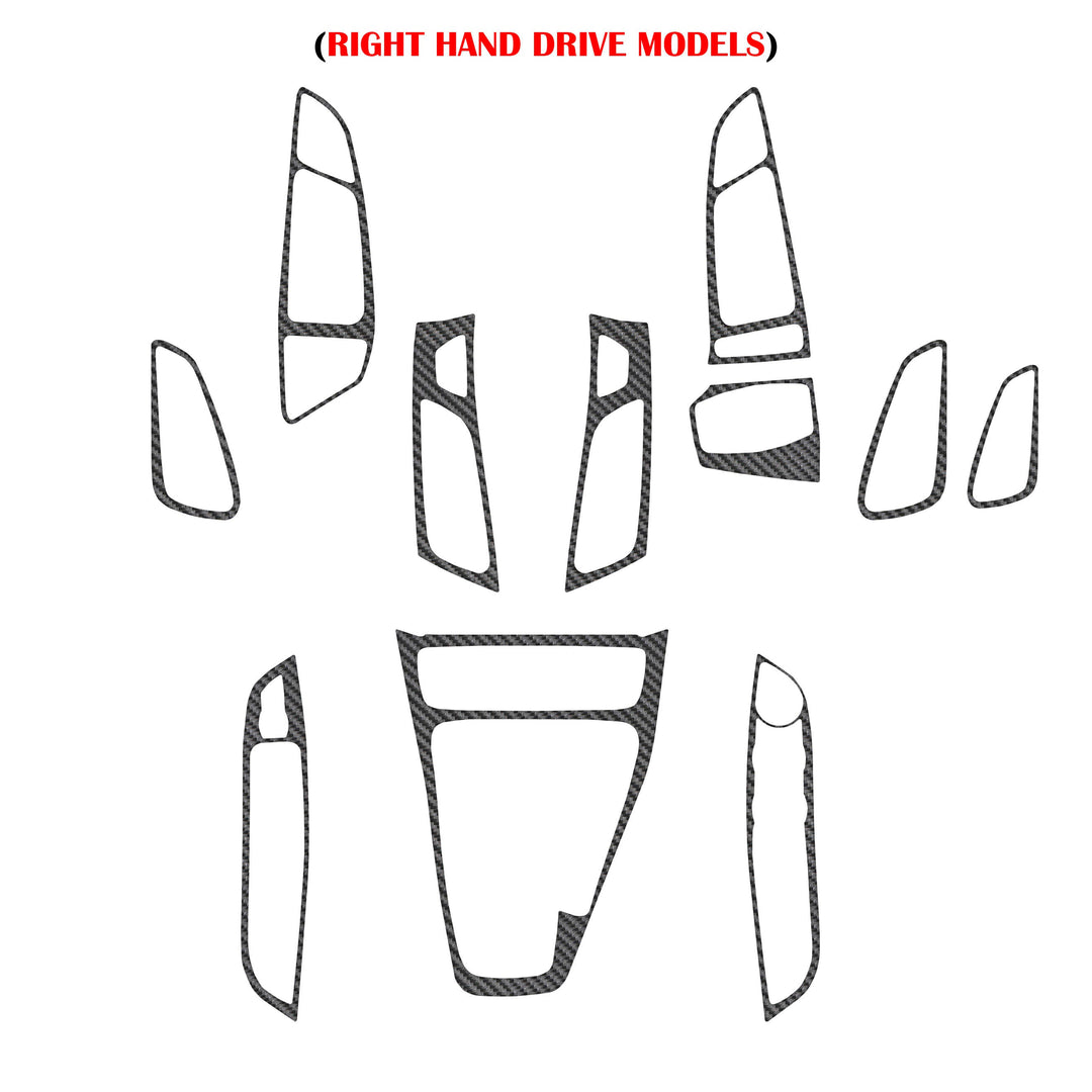 Front Interior Dash Kit Fits 2015-2018 Ford Focus, RS, ST