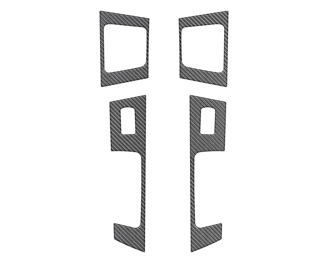 Door Switch Accent Overlays Fits 2021-2025 Ford F-150 & 2023-2025 Super Duty
