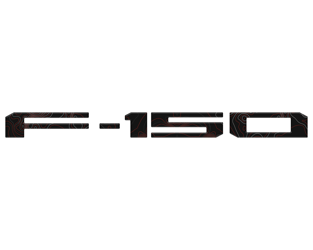 Tailgate Letter Inserts Fits 2021-2025 Ford F-150