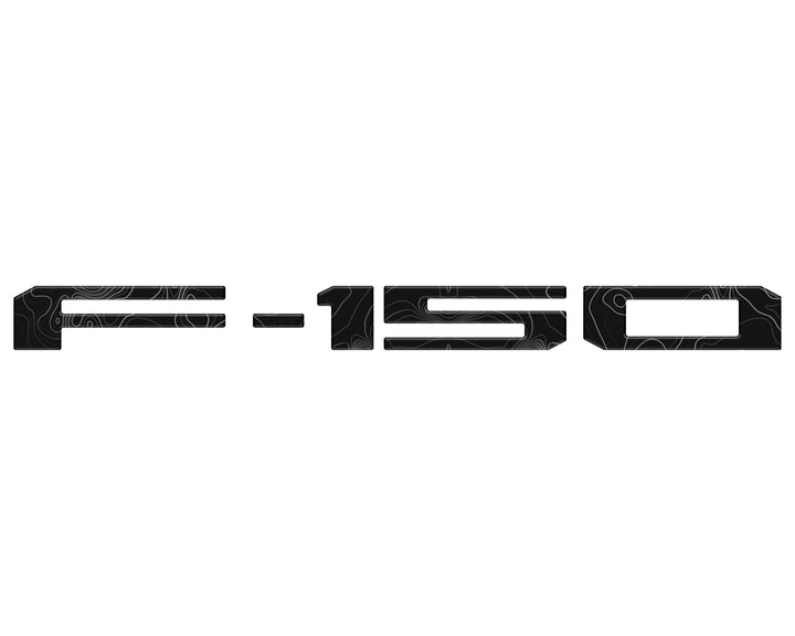 Tailgate Letter Inserts Fits 2021-2025 Ford F-150