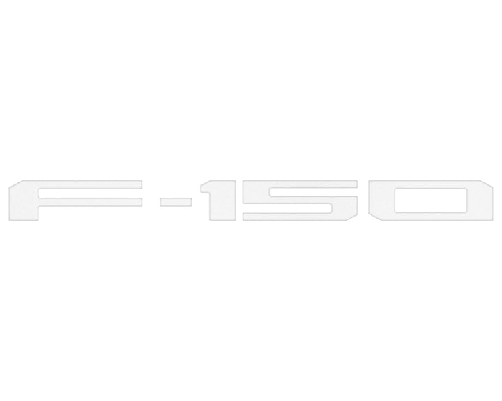 Tailgate Letter Inserts Fits 2021-2025 Ford F-150