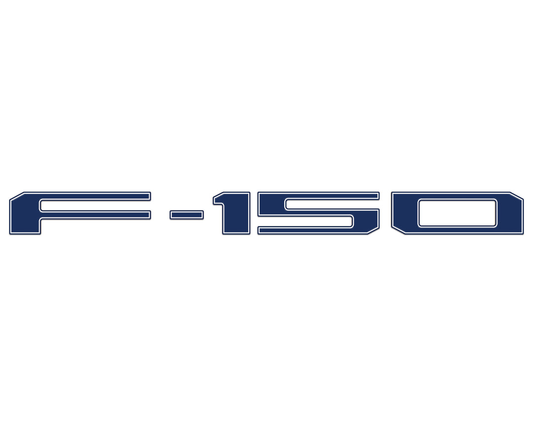 Football Themed Tailgate Letter Inserts Fits 2021-2026 Ford F-150