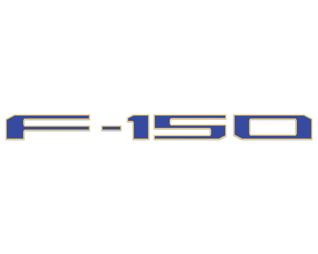 Football Themed Tailgate Letter Inserts Fits 2021-2026 Ford F-150