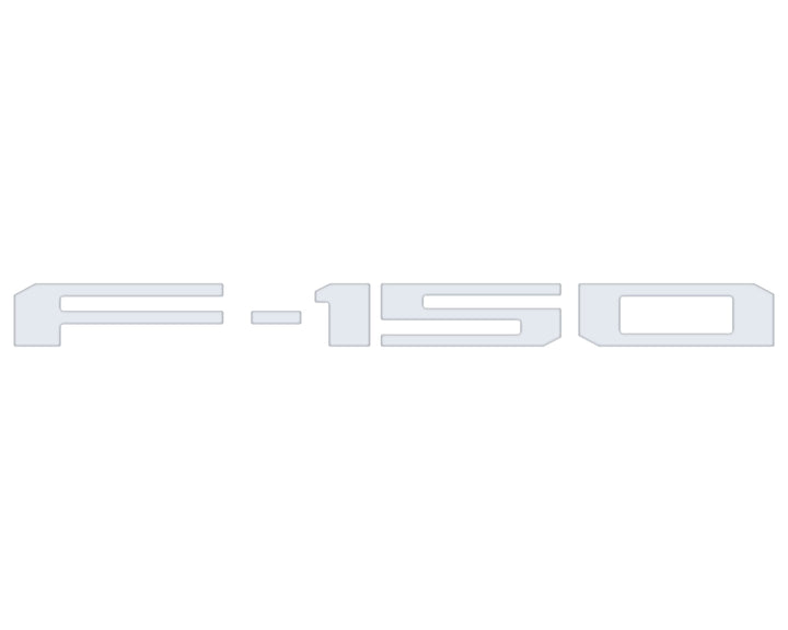 Tailgate Letter Inserts Fits 2021-2025 Ford F-150