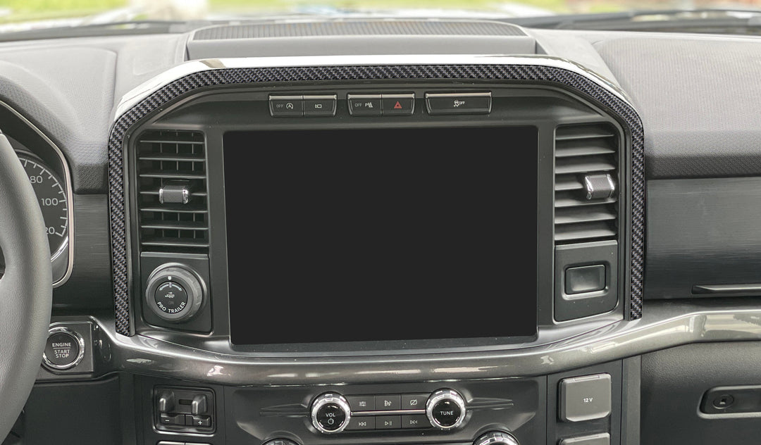 Center Dash Accent Trim Fits 2021-2025 Ford F-150