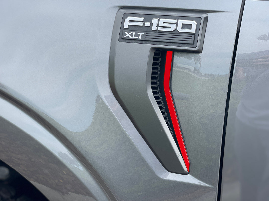 Fender Vent Strip Accent Trim Fits 2021-2025 Ford F-150