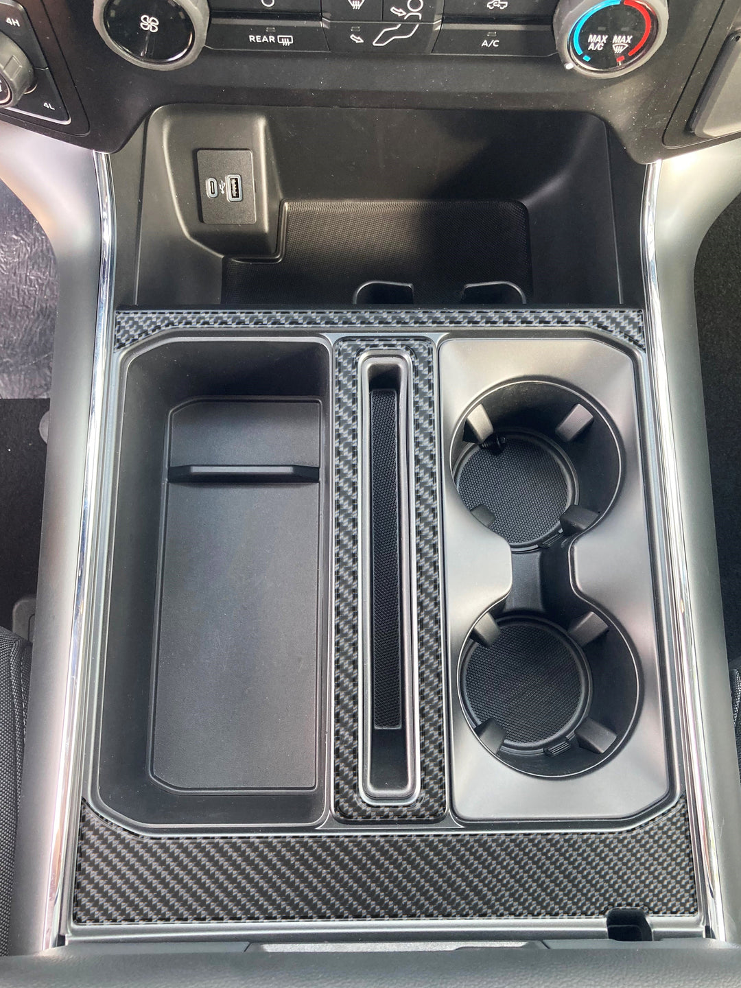 Center Console Accent Trim Fits 2021-2025 Ford F-150