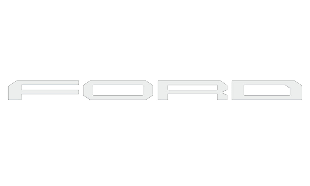 Raptor Tailgate Letter Overlays Fits 2021-2025 Ford F-150 Raptor