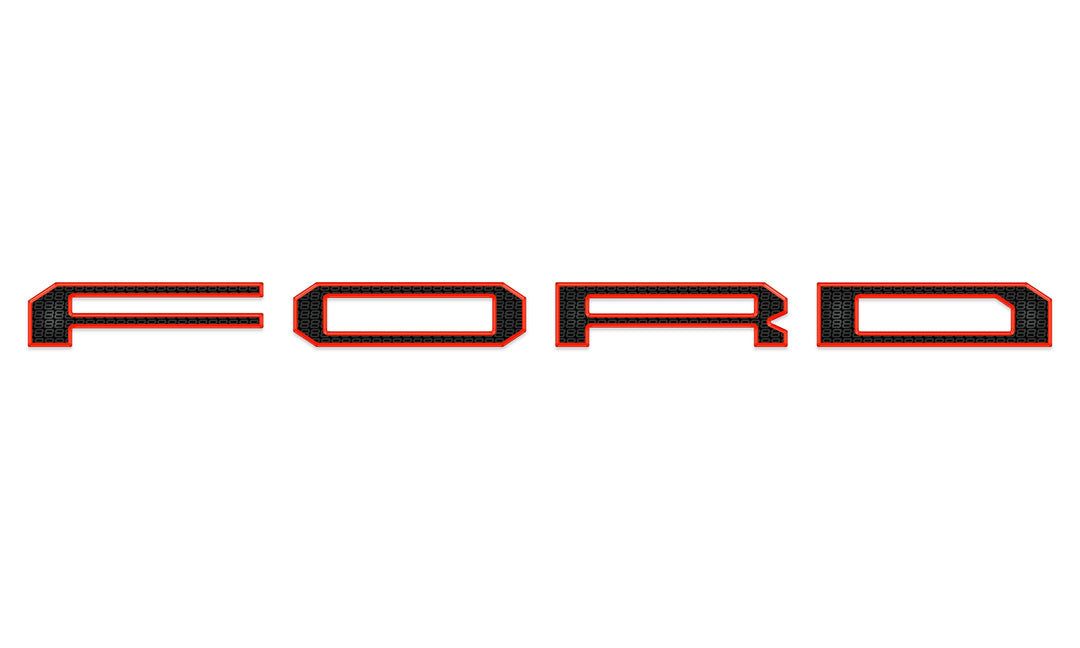 Raptor Tailgate Letter Overlays Fits 2021-2025 Ford F-150 Raptor