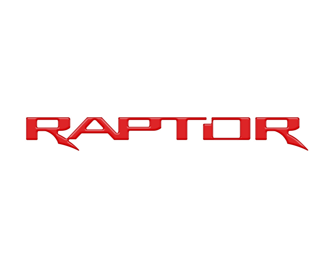 Raptor Tailgate Emblem Inserts Fits 2017-2025 Ford F-150 Raptor