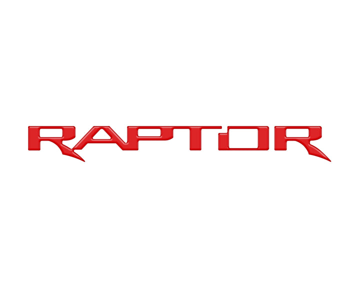 Raptor Tailgate Emblem Inserts Fits 2017-2025 Ford F-150 Raptor