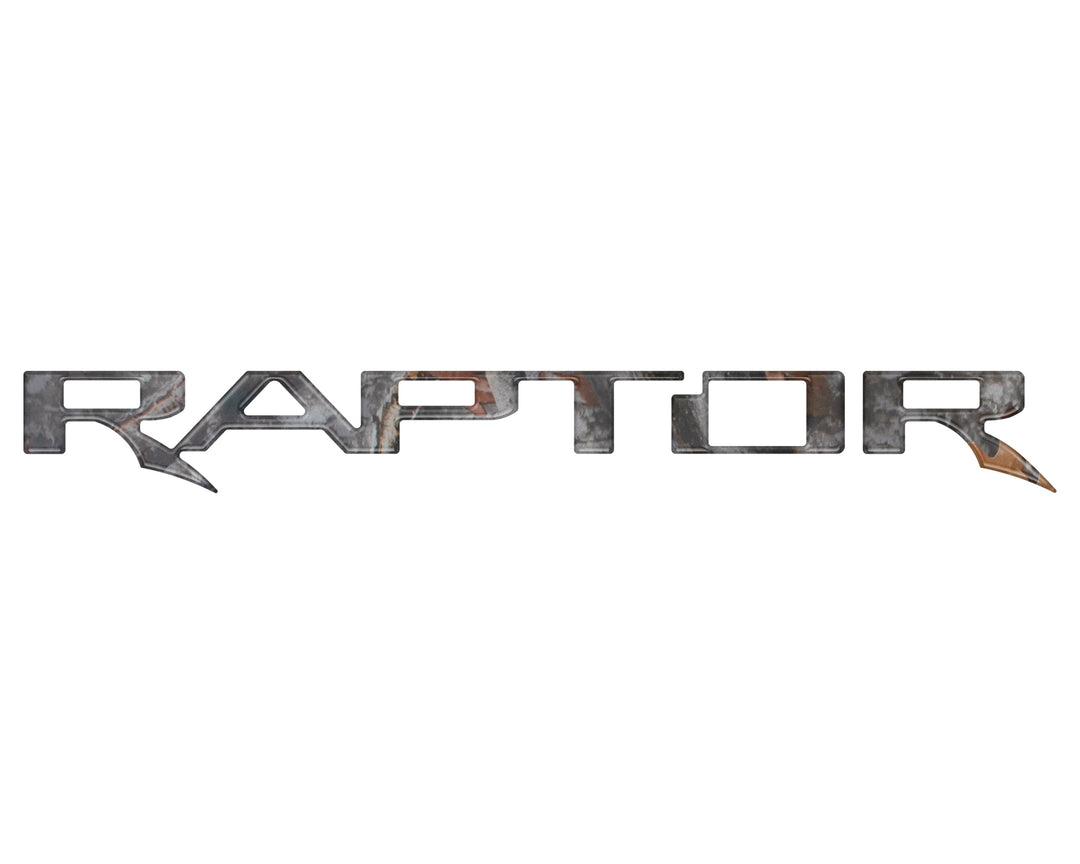 Raptor Tailgate Emblem Inserts Fits 2024-2026 Ford Ranger