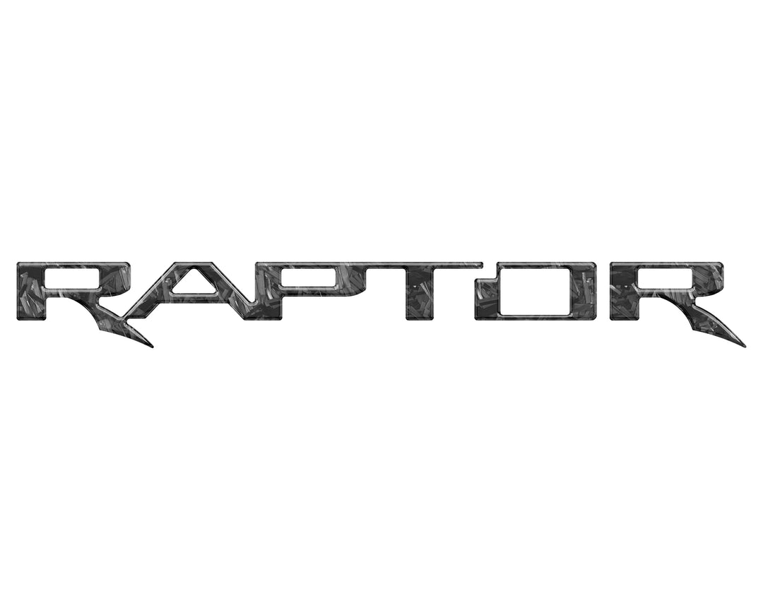 Raptor Tailgate Emblem Inserts Fits 2024-2025 Ford Ranger