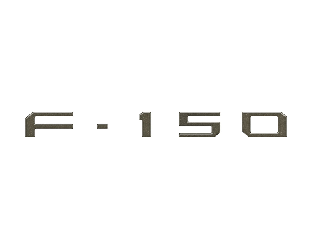 Passenger Cubby Letter Overlays Fits 2021-2025 Ford F-150 XL/STX