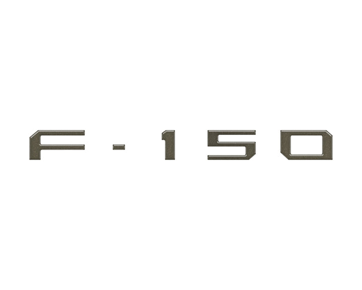 Passenger Cubby Letter Overlays Fits 2021-2025 Ford F-150 XL/STX