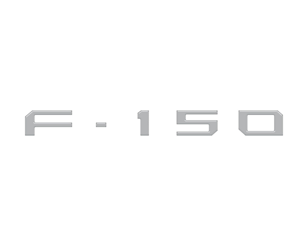 Passenger Cubby Letter Overlays Fits 2021-2025 Ford F-150 XL/STX
