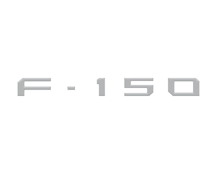 Passenger Cubby Letter Overlays Fits 2021-2025 Ford F-150 XL/STX
