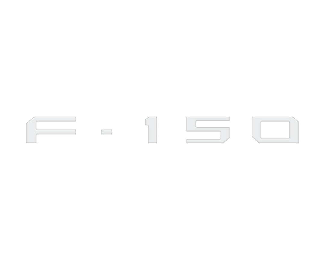 Passenger Cubby Letter Overlays Fits 2021-2025 Ford F-150 XL/STX