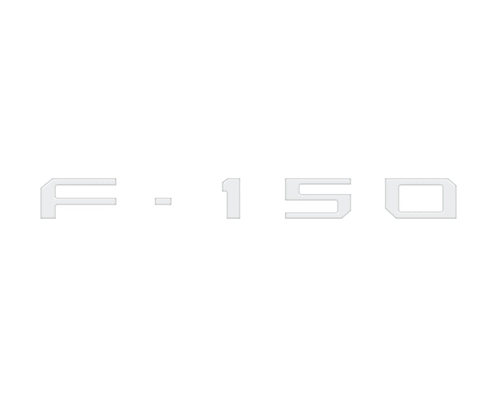 Passenger Cubby Letter Overlays Fits 2021-2025 Ford F-150 XL/STX