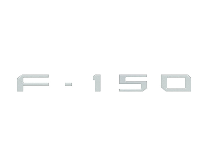 Passenger Cubby Letter Overlays Fits 2021-2025 Ford F-150 XL/STX