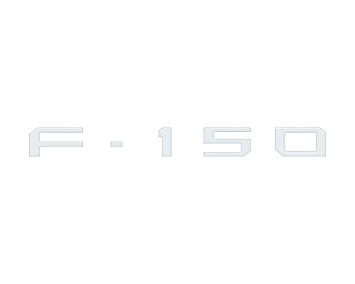 Passenger Cubby Letter Overlays Fits 2021-2025 Ford F-150 XL/STX