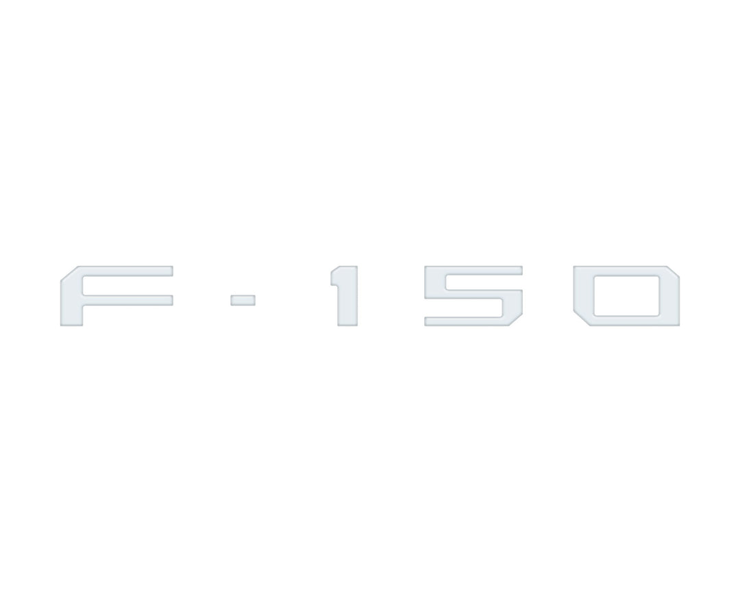 Passenger Cubby Letter Overlays Fits 2021-2025 Ford F-150 XL/STX