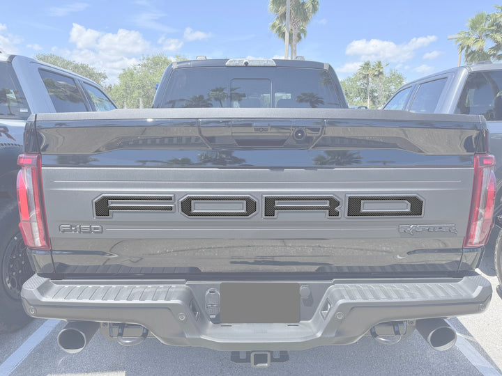 Raptor Tailgate Letter Overlays Fits 2021-2025 Ford F-150 Raptor