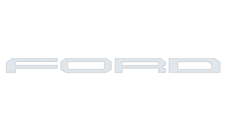 Raptor Tailgate Letter Overlays Fits 2021-2025 Ford F-150 Raptor
