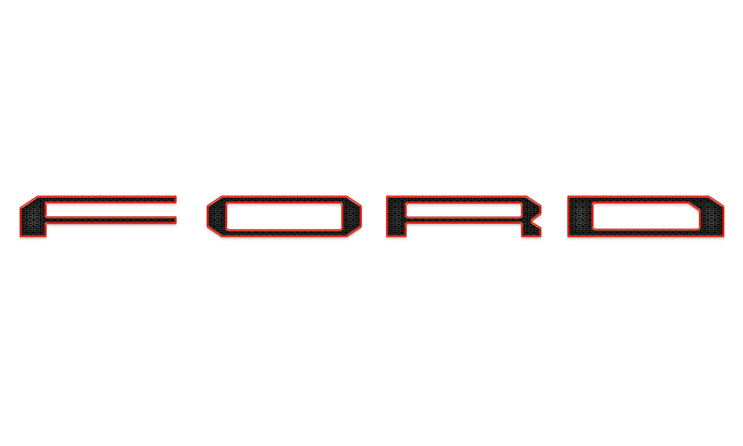 Raptor Tailgate Letter Overlays Fits 2021-2027 Ford F-150 Raptor