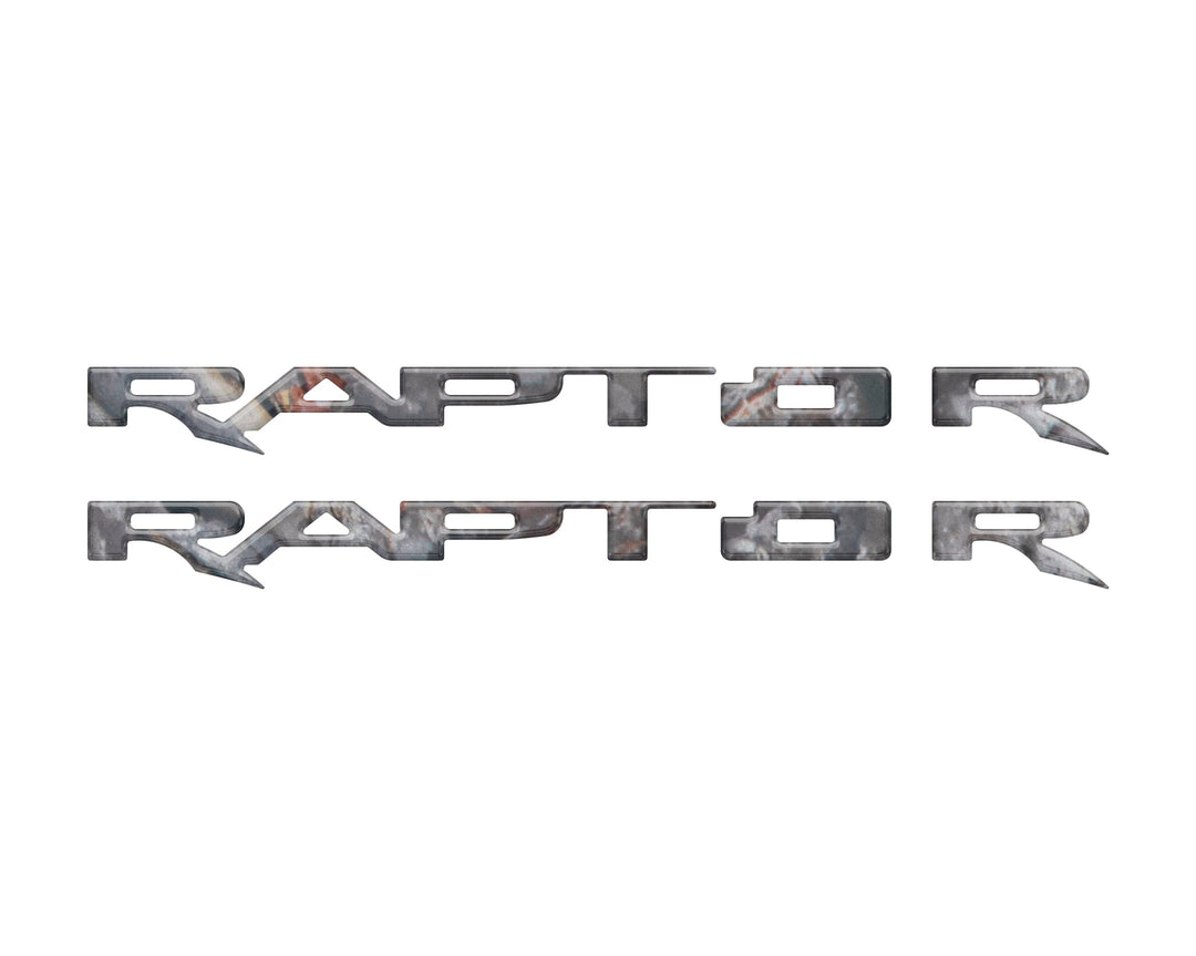Running Board Emblem Overlays Fits 2017-2025 Ford F-150 Raptor