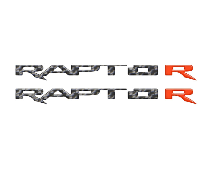 Running Board Emblem Overlays Fits 2017-2025 Ford F-150 Raptor