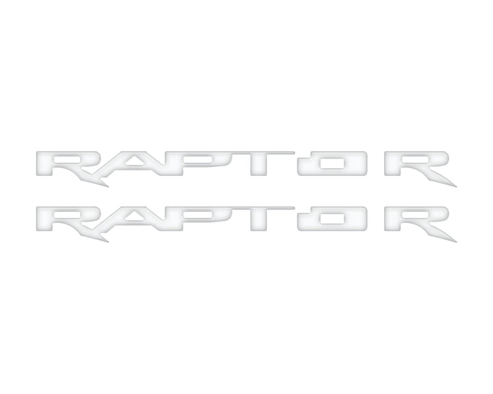 Running Board Emblem Overlays Fits 2017-2025 Ford F-150 Raptor