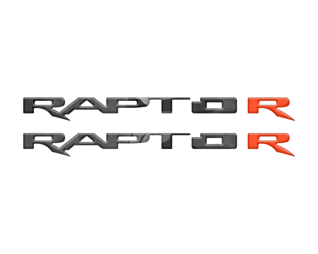 Running Board Emblem Overlays Fits 2017-2025 Ford F-150 Raptor