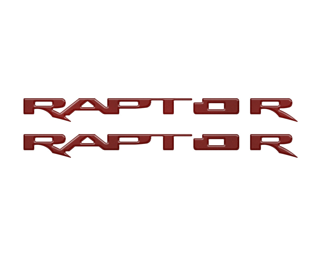 Running Board Emblem Overlays Fits 2017-2025 Ford F-150 Raptor