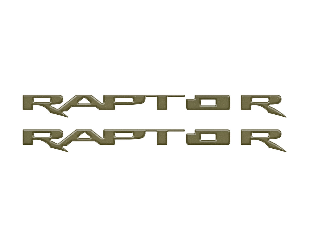 Running Board Emblem Overlays Fits 2017-2025 Ford F-150 Raptor