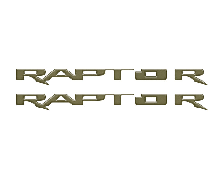 Running Board Emblem Overlays Fits 2017-2025 Ford F-150 Raptor
