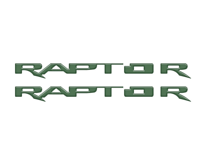 Running Board Emblem Overlays Fits 2017-2025 Ford F-150 Raptor