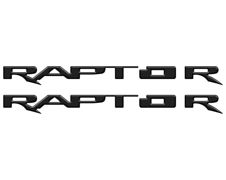 Running Board Emblem Overlays Fits 2017-2025 Ford F-150 Raptor