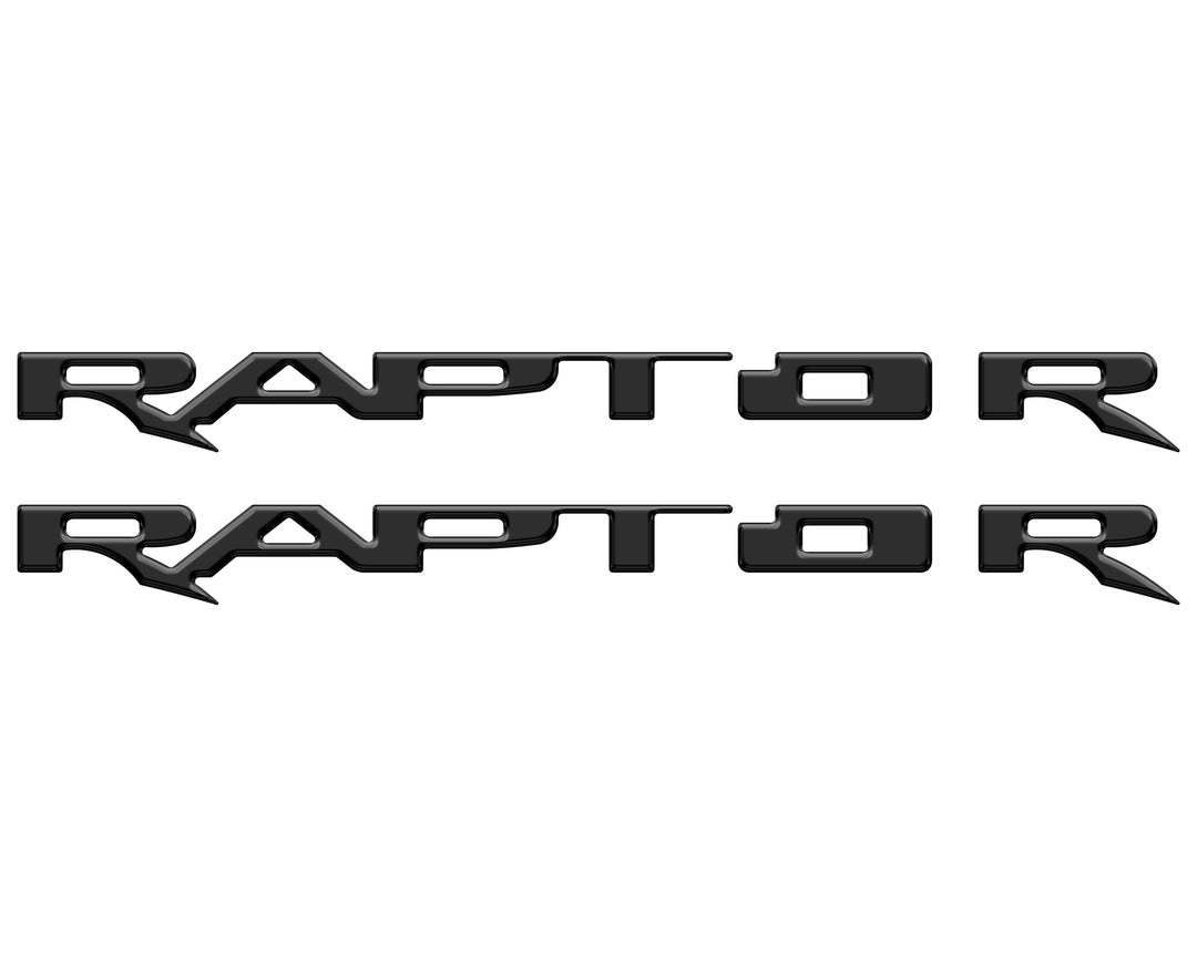 Running Board Emblem Overlays Fits 2017-2025 Ford F-150 Raptor