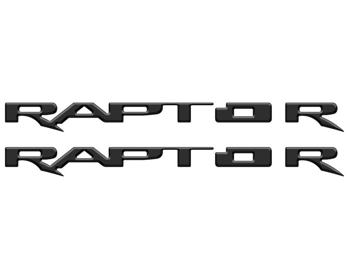 Running Board Emblem Overlays Fits 2017-2025 Ford F-150 Raptor