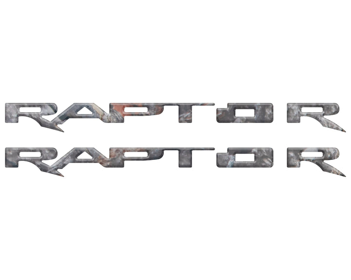 Running Board Emblem Overlays Fits 2017-2025 Ford F-150 Raptor