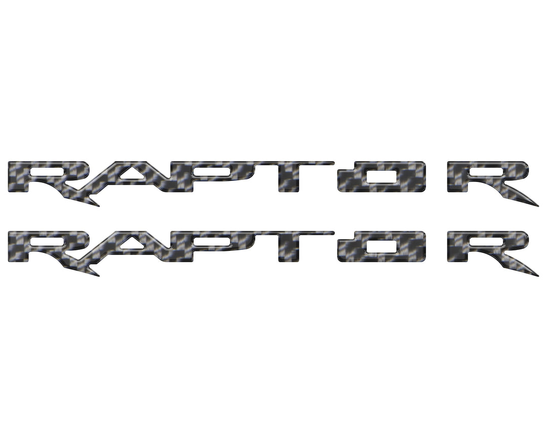 Running Board Emblem Overlays Fits 2017-2025 Ford F-150 Raptor