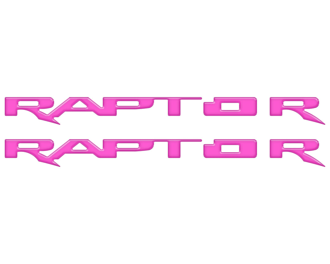 Running Board Emblem Overlays Fits 2017-2025 Ford F-150 Raptor