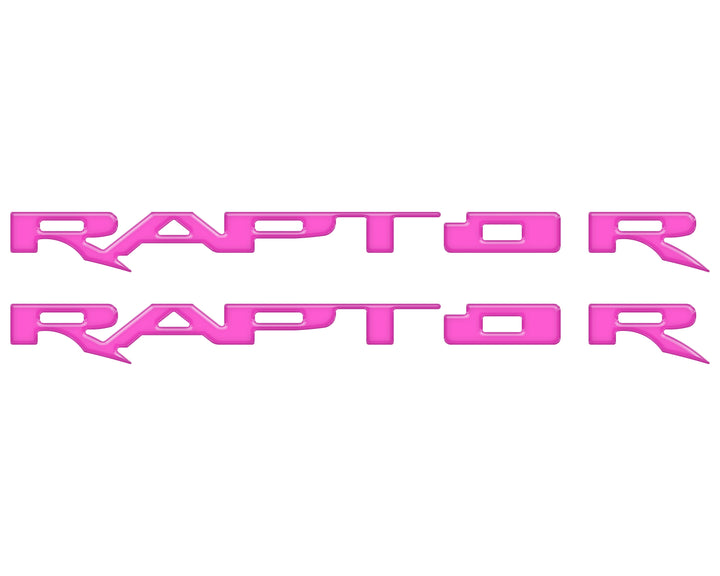 Running Board Emblem Overlays Fits 2017-2025 Ford F-150 Raptor