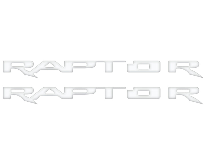 Running Board Emblem Overlays Fits 2017-2025 Ford F-150 Raptor