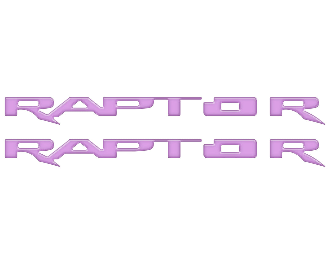 Running Board Emblem Overlays Fits 2017-2025 Ford F-150 Raptor