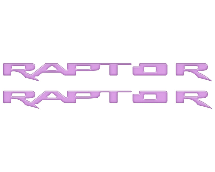 Running Board Emblem Overlays Fits 2017-2025 Ford F-150 Raptor