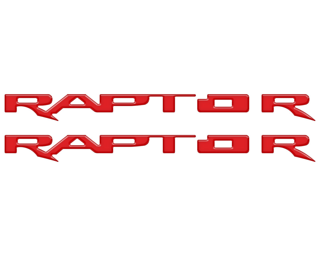 Running Board Emblem Overlays Fits 2017-2025 Ford F-150 Raptor